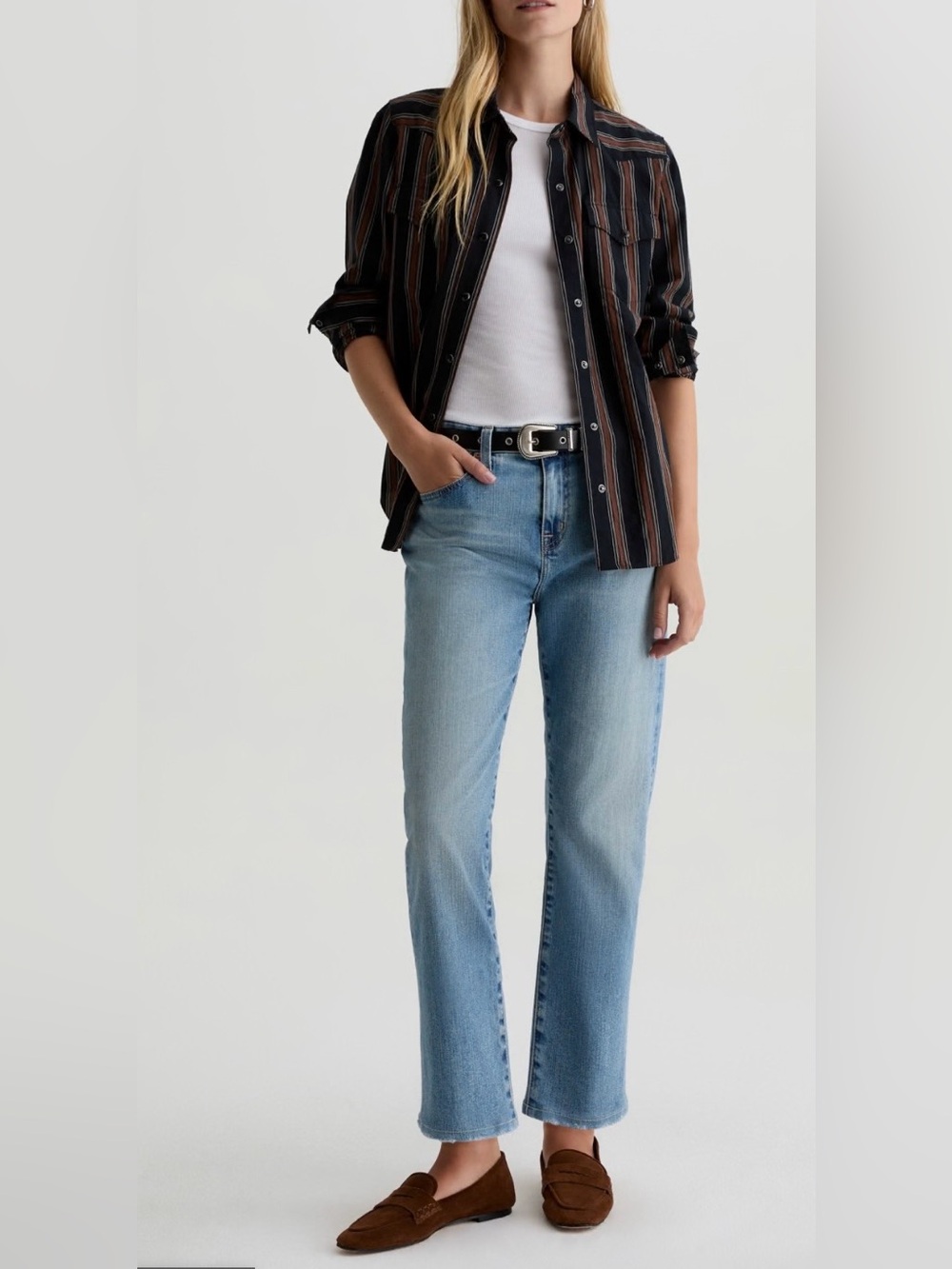 Adriano Goldschmied AG The Ex Boyfriend Slim Slouchy Jeans Size 24 Retail $245